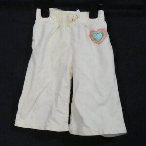 BABY GAP - Toddler | 18-24 months | Children's Yellow Sweatpants | Heart Patch